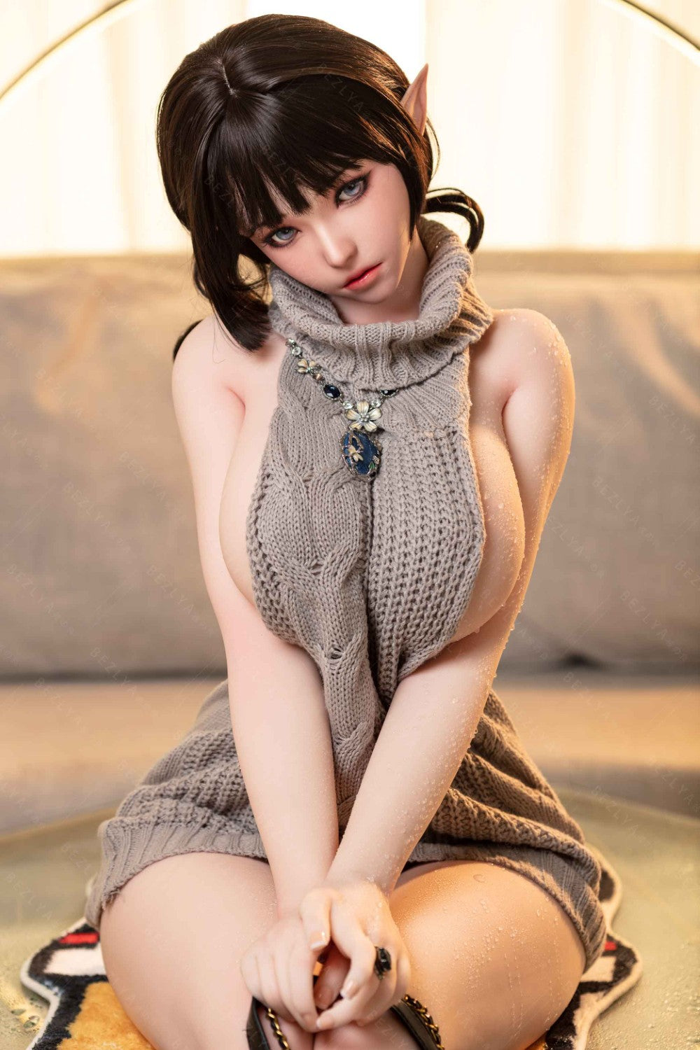 Calla bambola del sesso (Bezlya Doll Coppa F da 155 cm 2.0 TPE+silicone)