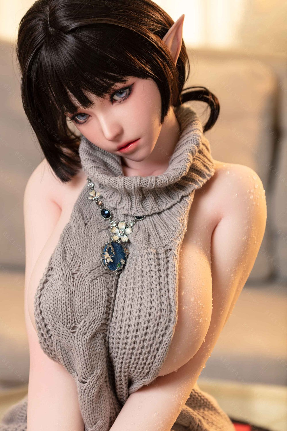 Calla bambola del sesso (Bezlya Doll Coppa F da 155 cm 2.0 TPE+silicone)