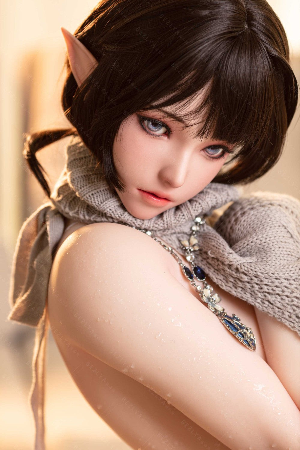 Calla bambola del sesso (Bezlya Doll Coppa F da 155 cm 2.0 TPE+silicone)