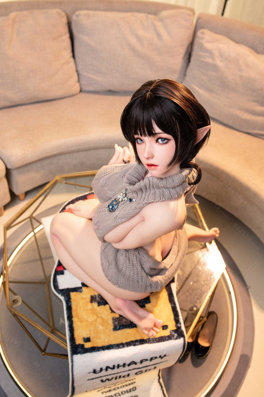 Calla bambola del sesso (Bezlya Doll Coppa F da 155 cm 2.0 TPE+silicone)