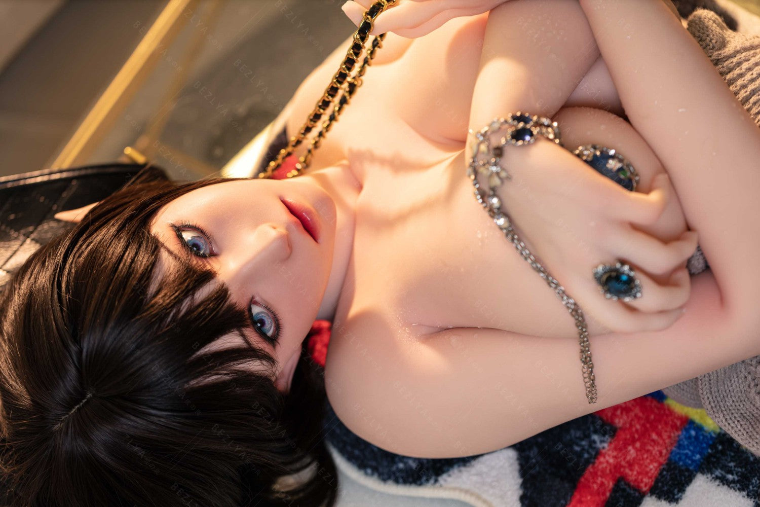 Calla bambola del sesso (Bezlya Doll Coppa F da 155 cm 2.0 TPE+silicone)