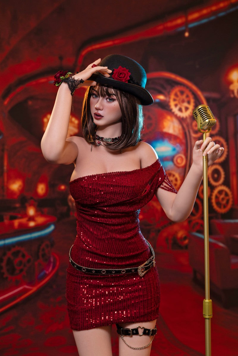 Mika bambola del sesso (Top Fire Doll 165 cm Coppa C T58 Silicone)