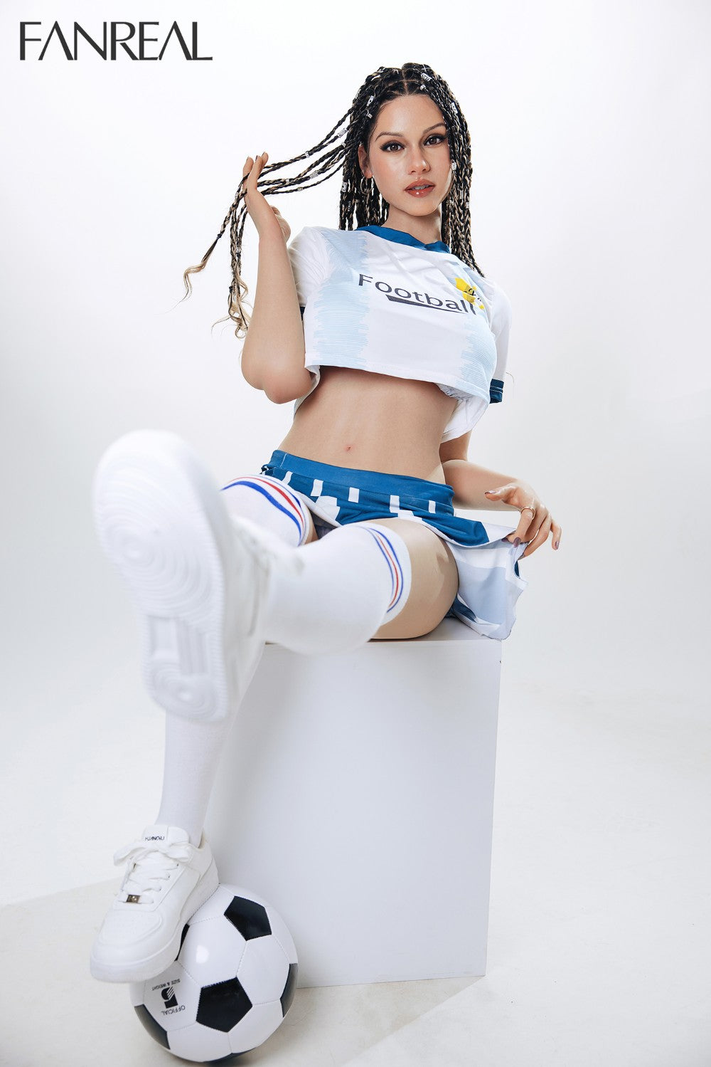 Vanessa bambola del sesso (FanReal Doll Coppa F da 168 cm in silicone)