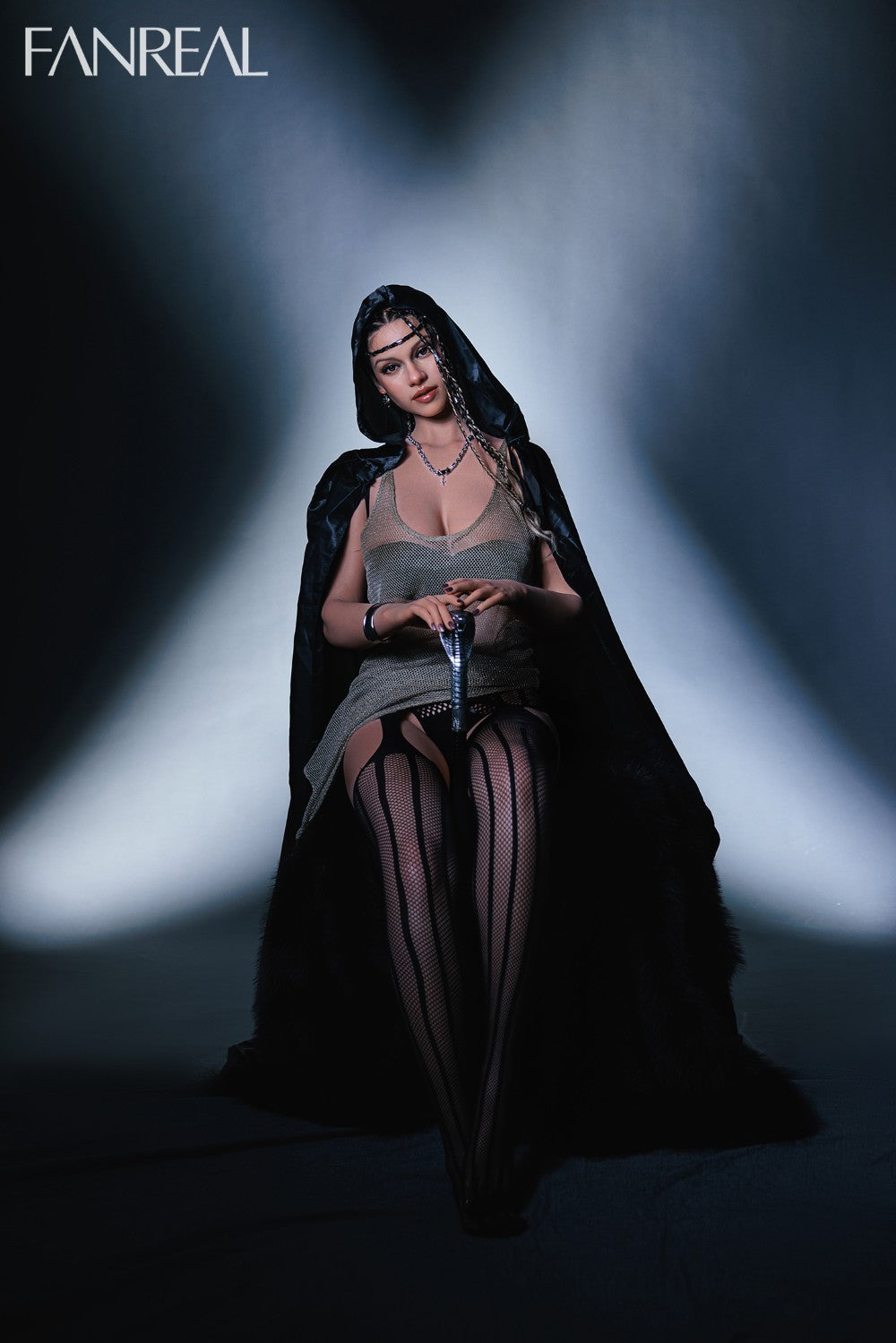 Vanessa bambola del sesso (FanReal Doll Coppa F da 168 cm in silicone)