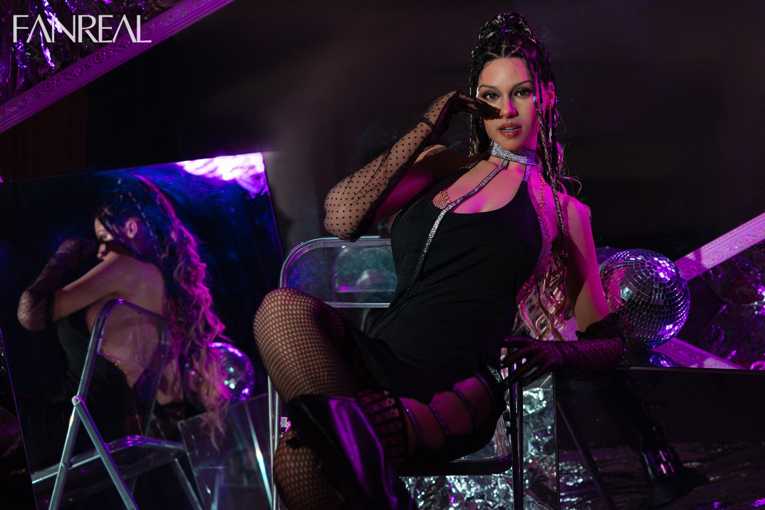 Vanessa bambola del sesso (FanReal Doll Coppa F da 168 cm in silicone)