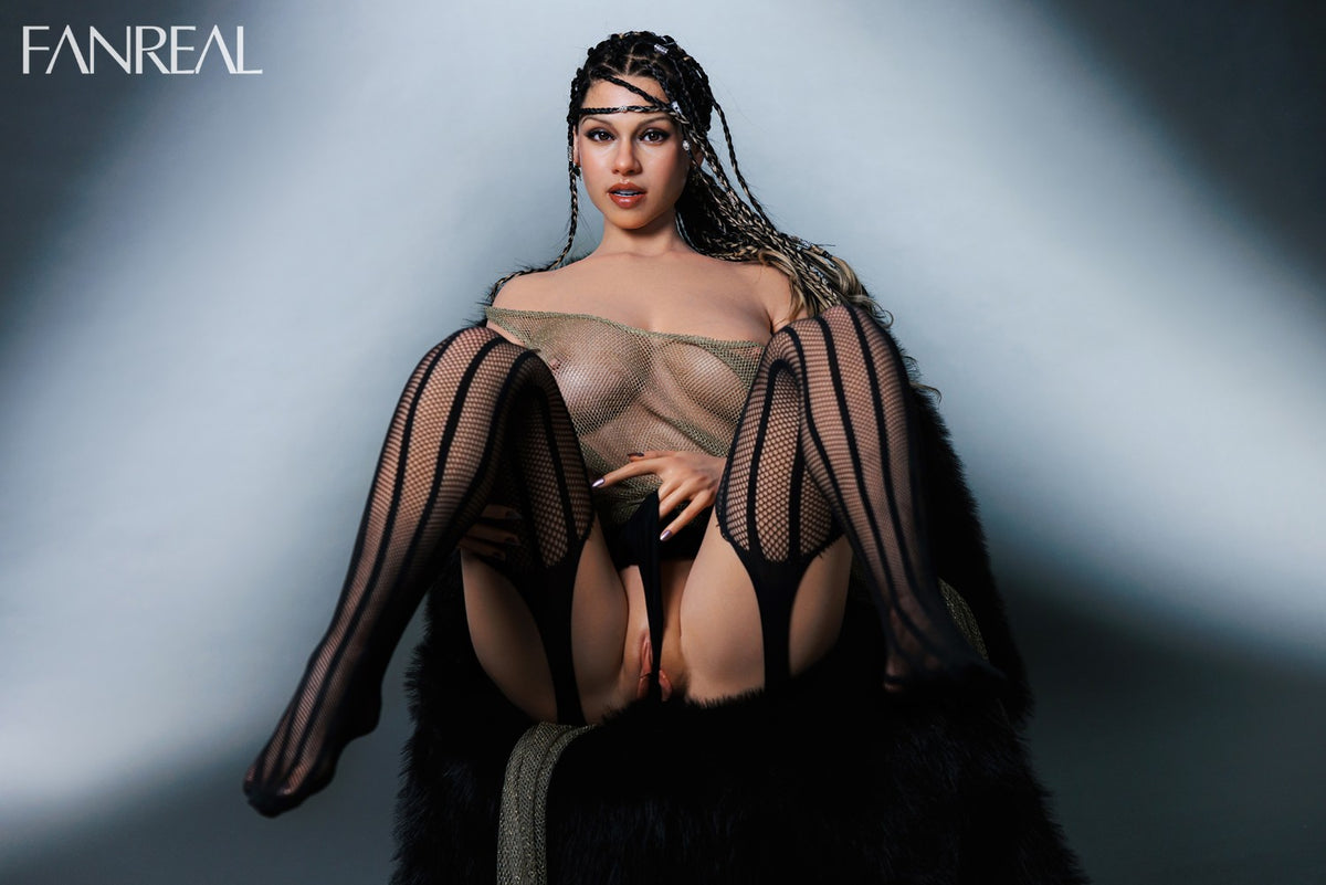 Vanessa bambola del sesso (FanReal Doll Coppa F da 168 cm in silicone)