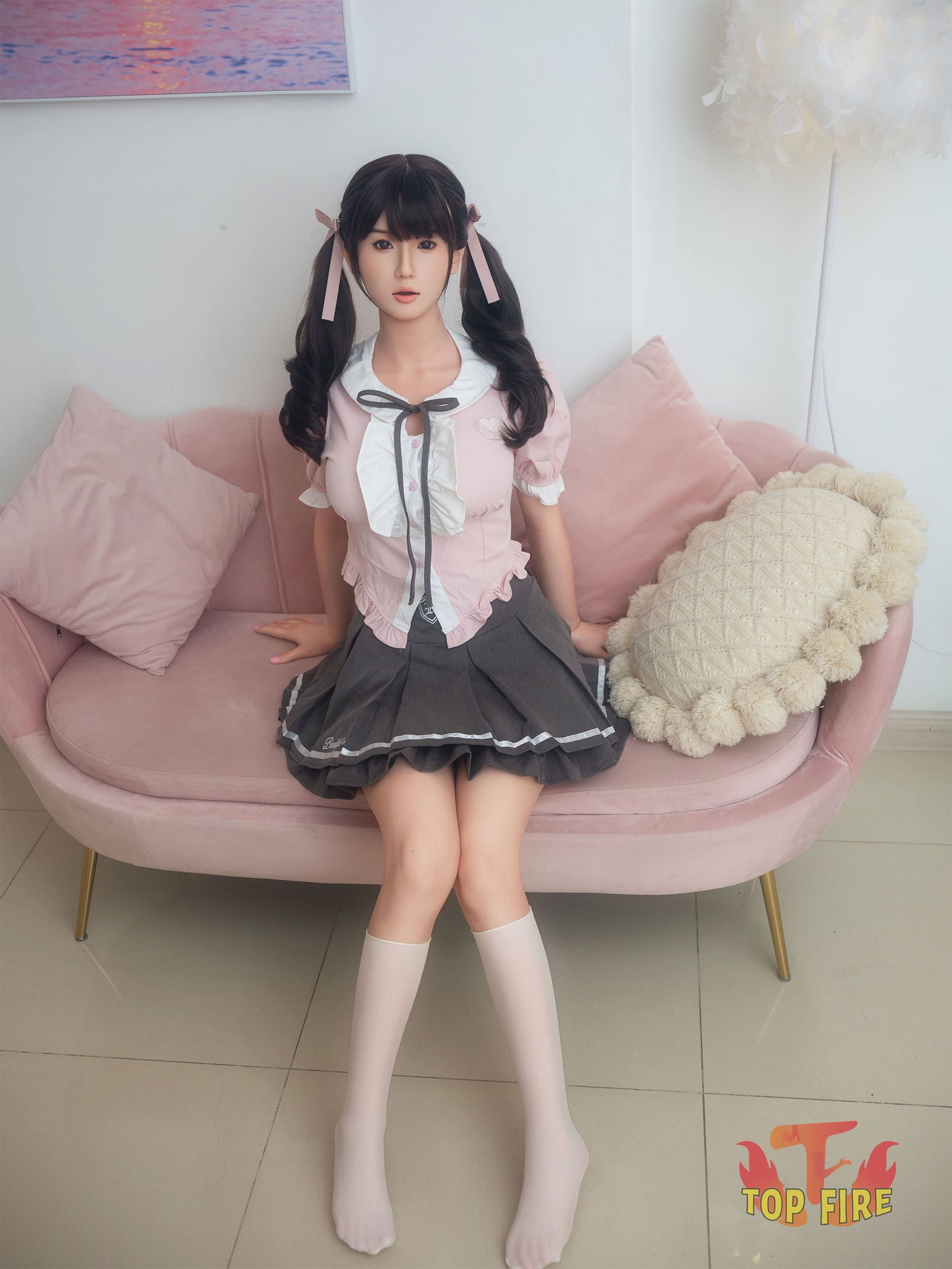 Bambola del sesso Esther (Top Fire Doll 158 cm Coppa D T29 Silicone)