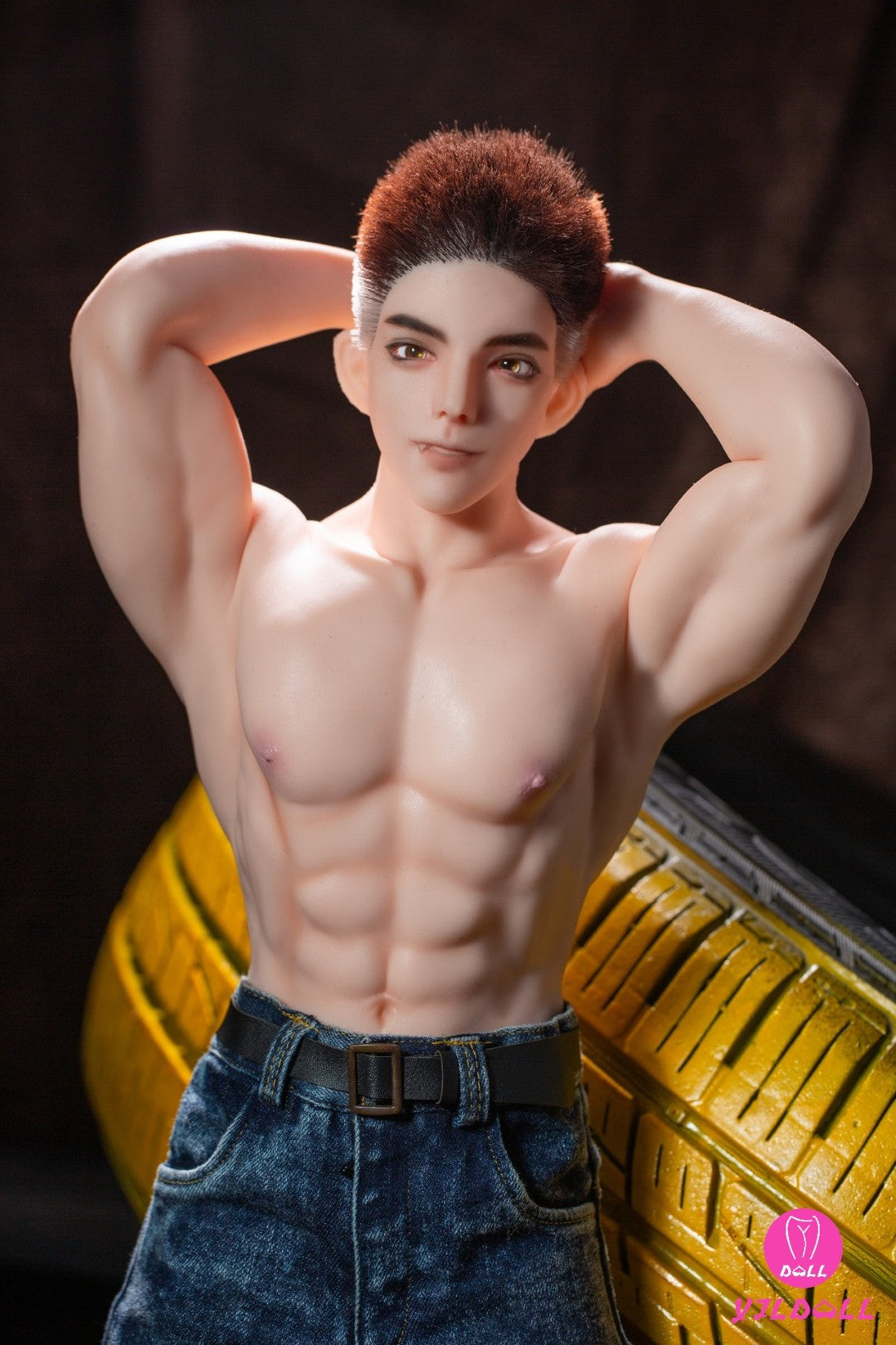 George bambola del sesso maschile (YJL Doll 62 cm MD017 Silicone)