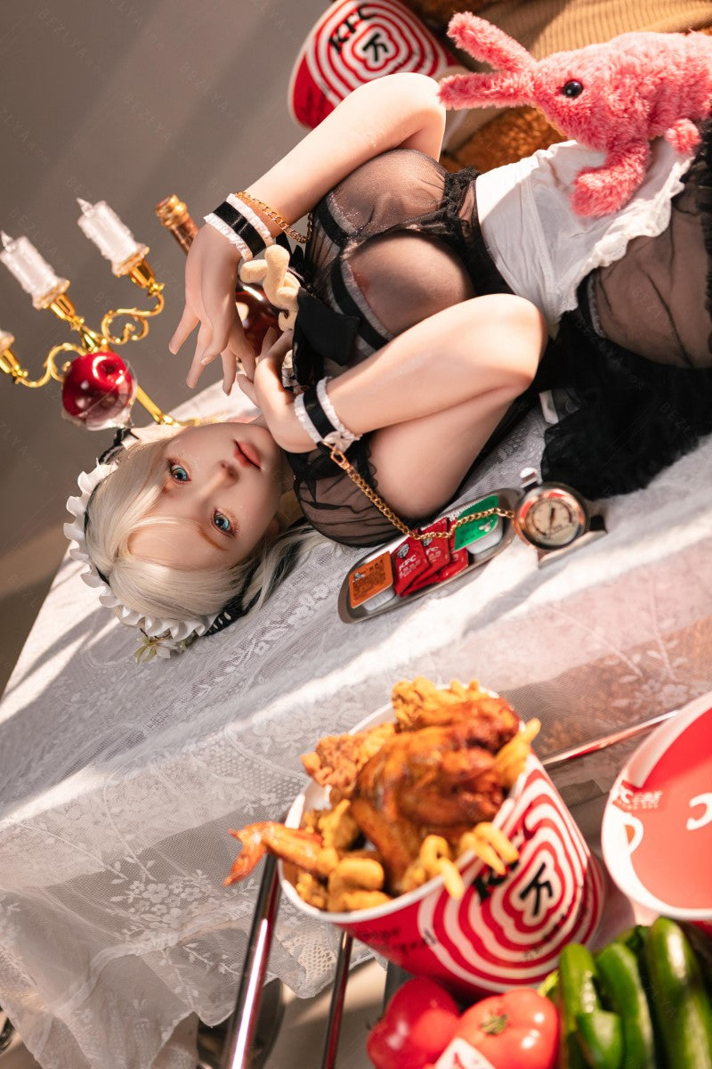 Calla bambola del sesso (Bezlya Doll Coppa F da 157 cm (2,2 CF in silicone)