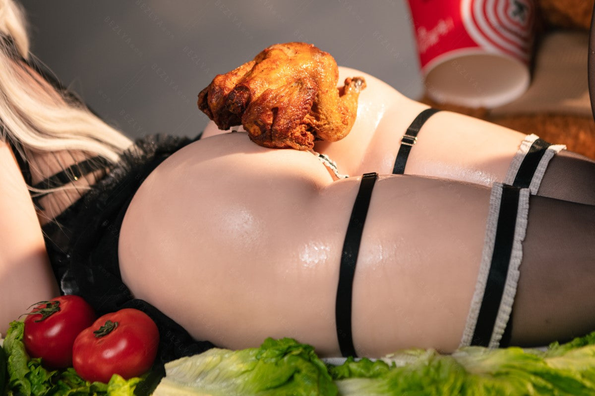 Calla bambola del sesso (Bezlya Doll Coppa F da 157 cm (2,2 CF in silicone)