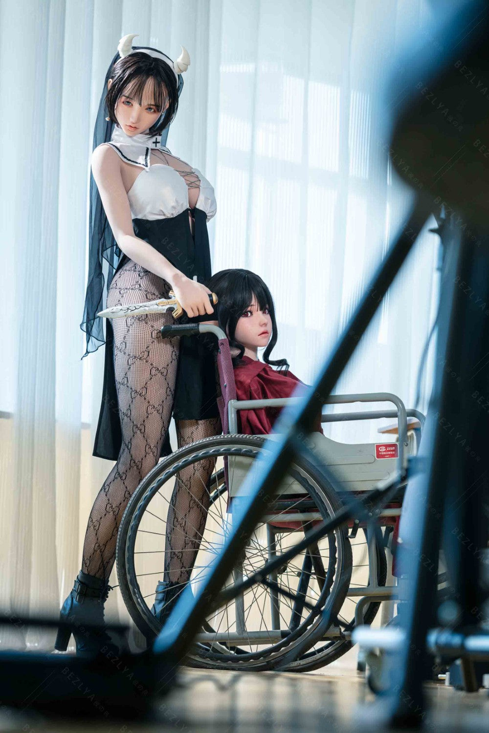 Bambola del sesso alla vaniglia (Bezlya Doll 155 cm Coppa E 2.2CF Silicone)