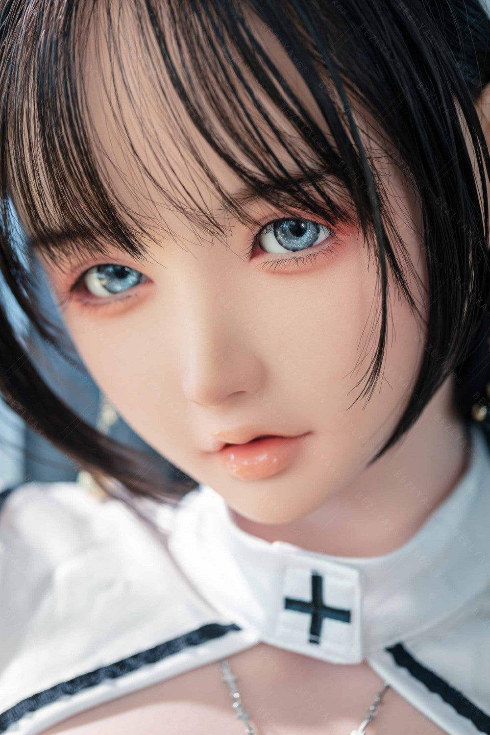 Bambola del sesso alla vaniglia (Bezlya Doll 155 cm Coppa E 2.2CF Silicone)