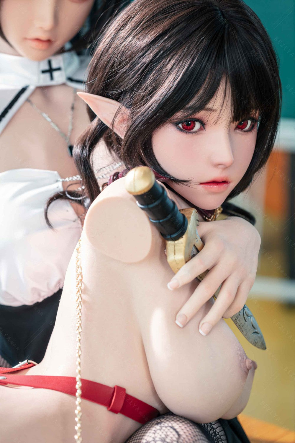 Bambola del sesso alla vaniglia (Bezlya Doll 155 cm Coppa E 2.2CF Silicone)