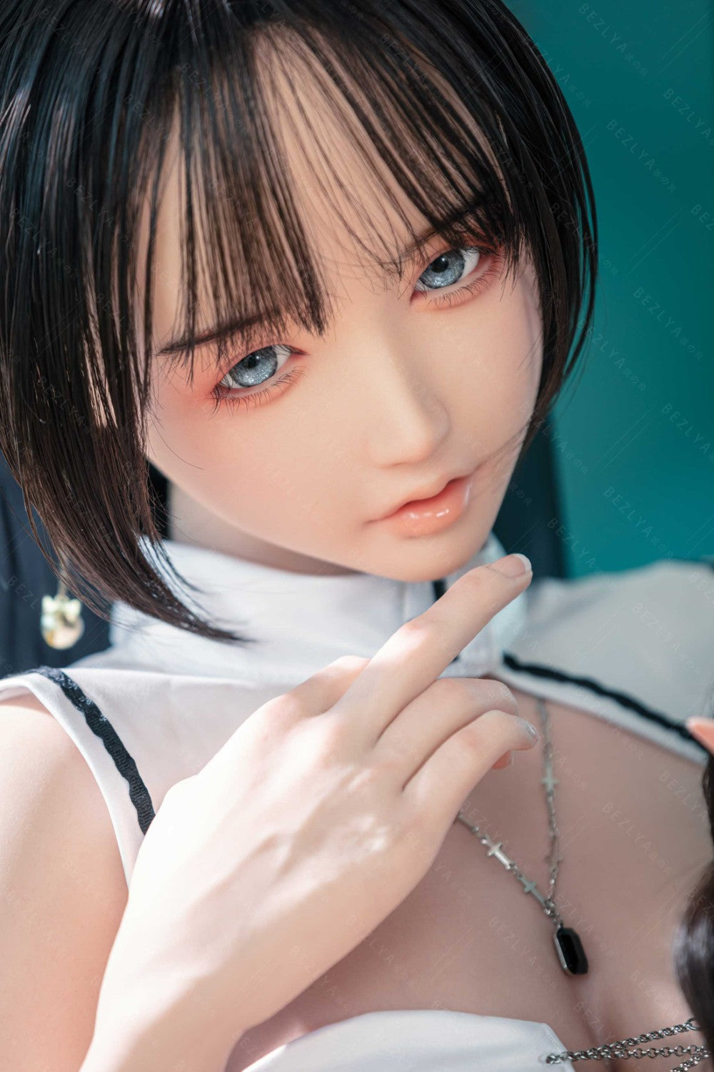 Bambola del sesso alla vaniglia (Bezlya Doll 155 cm Coppa E 2.2CF Silicone)