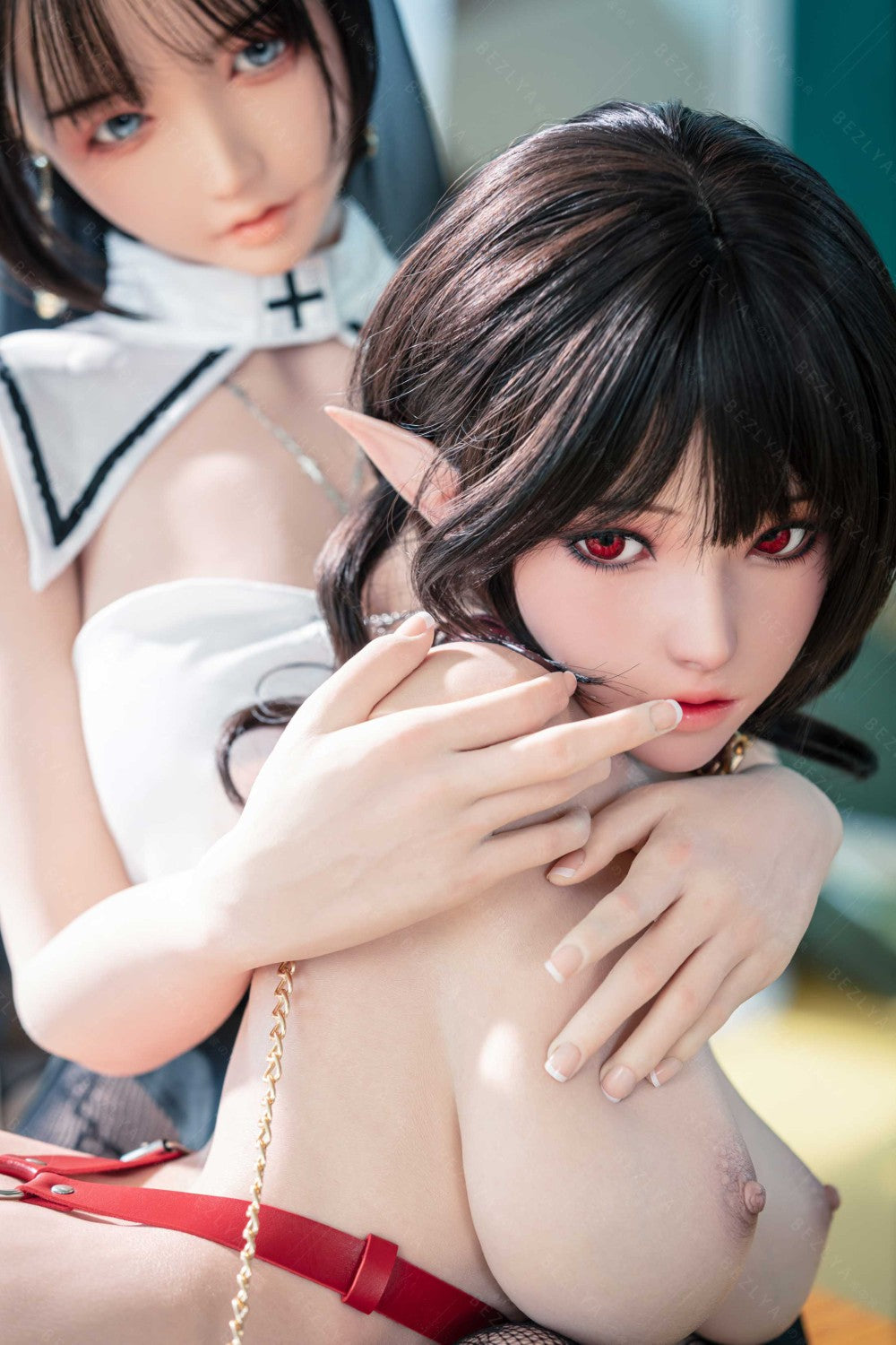 Bambola del sesso alla vaniglia (Bezlya Doll 155 cm Coppa E 2.2CF Silicone)