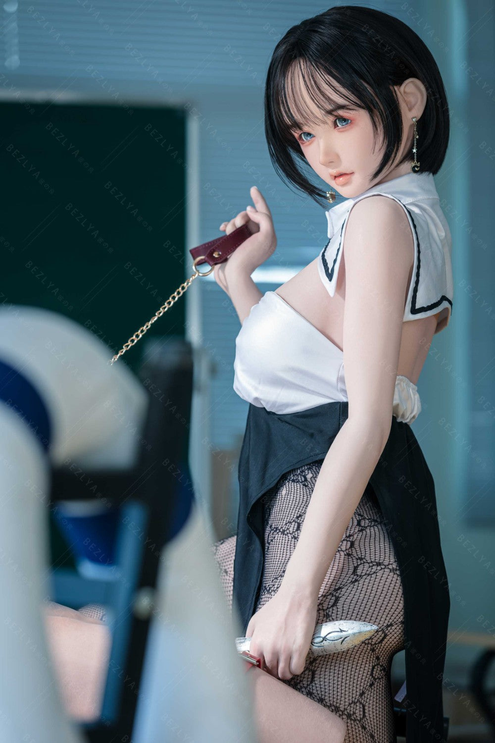 Bambola del sesso alla vaniglia (Bezlya Doll 155 cm Coppa E 2.2CF Silicone)