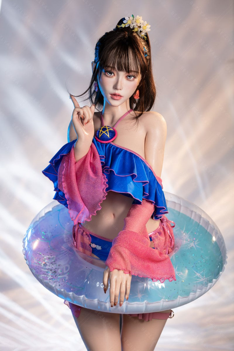 Ninfea bambola del sesso (Bezlya Doll 155 cm Coppa E 2.2CF Silicone)