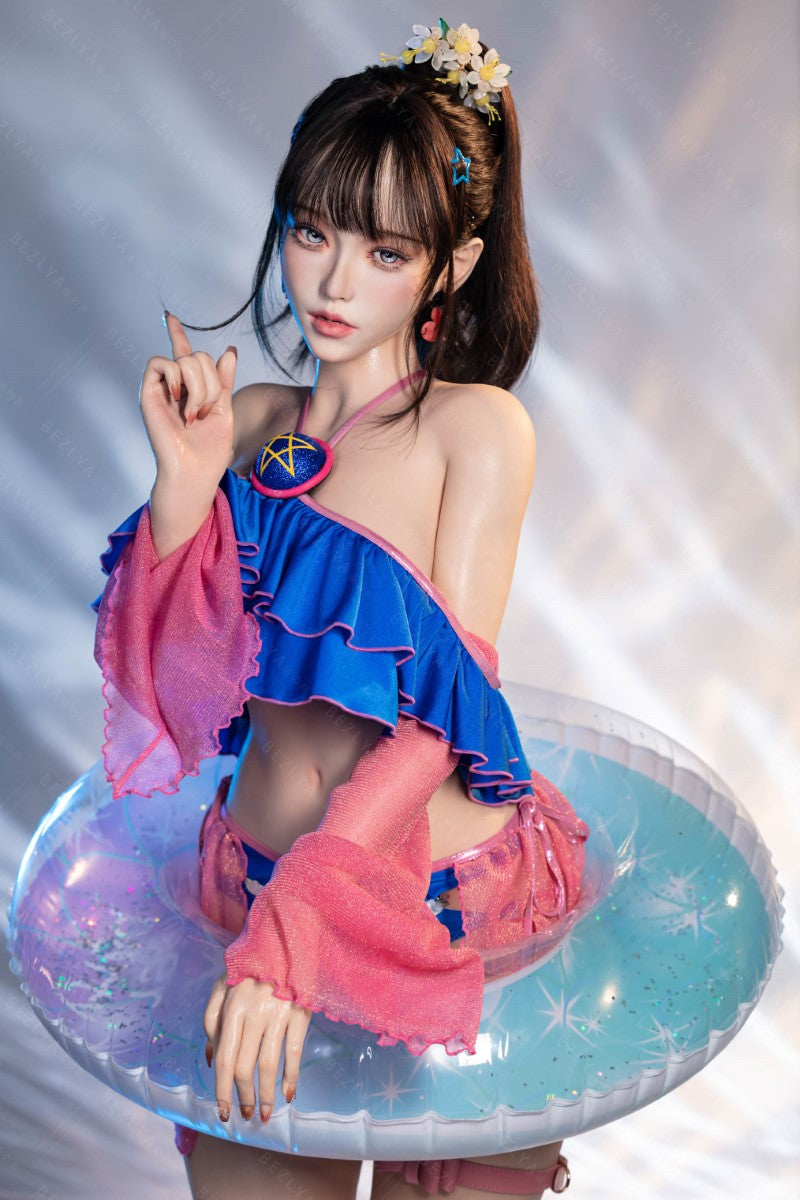 Ninfea bambola del sesso (Bezlya Doll 155 cm Coppa E 2.2CF Silicone)