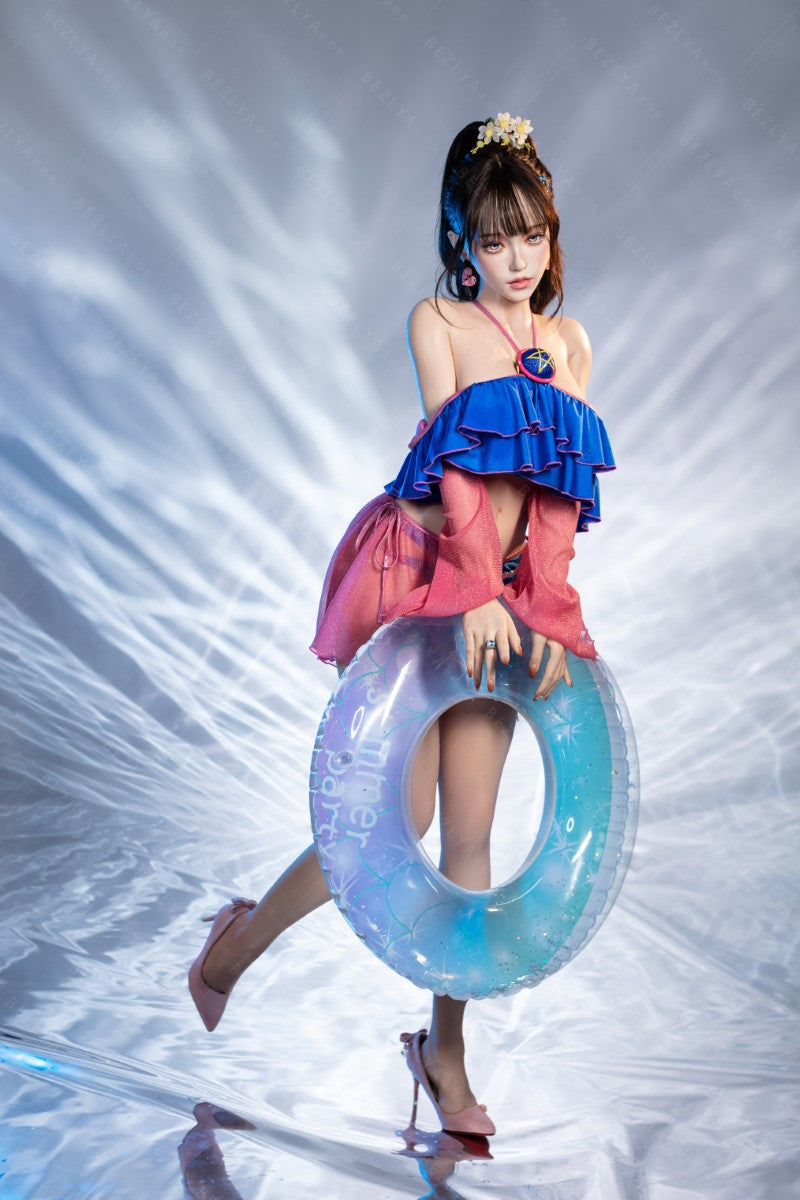 Ninfea bambola del sesso (Bezlya Doll 155 cm Coppa E 2.2CF Silicone)