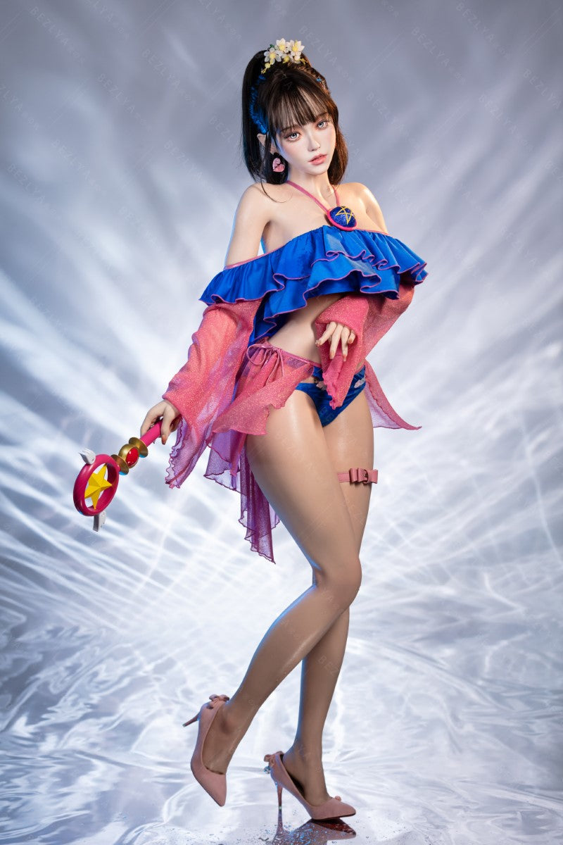 Ninfea bambola del sesso (Bezlya Doll 155 cm Coppa E 2.2CF Silicone)