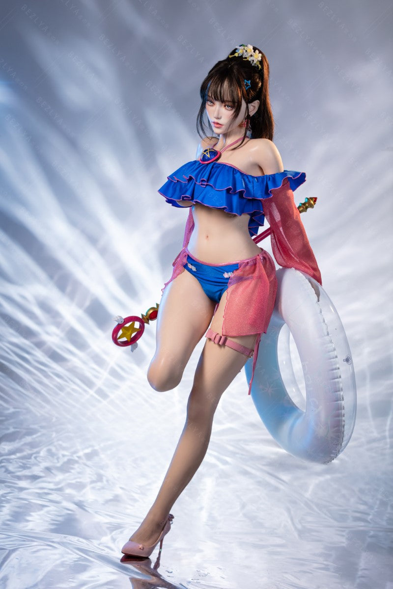 Ninfea bambola del sesso (Bezlya Doll 155 cm Coppa E 2.2CF Silicone)