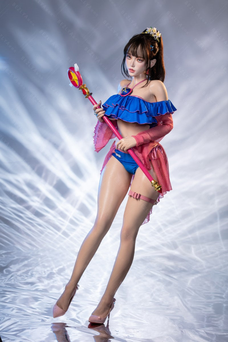 Ninfea bambola del sesso (Bezlya Doll 155 cm Coppa E 2.2CF Silicone)