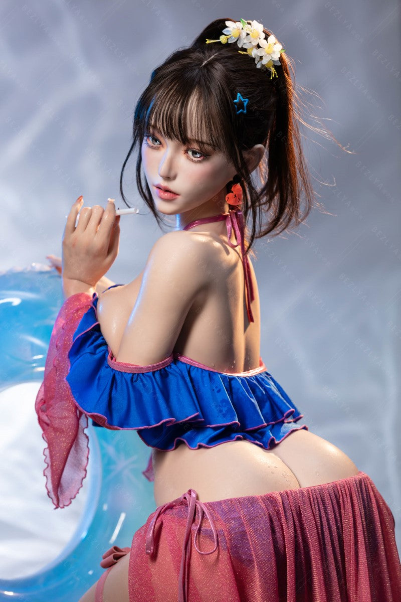 Ninfea bambola del sesso (Bezlya Doll 155 cm Coppa E 2.2CF Silicone)