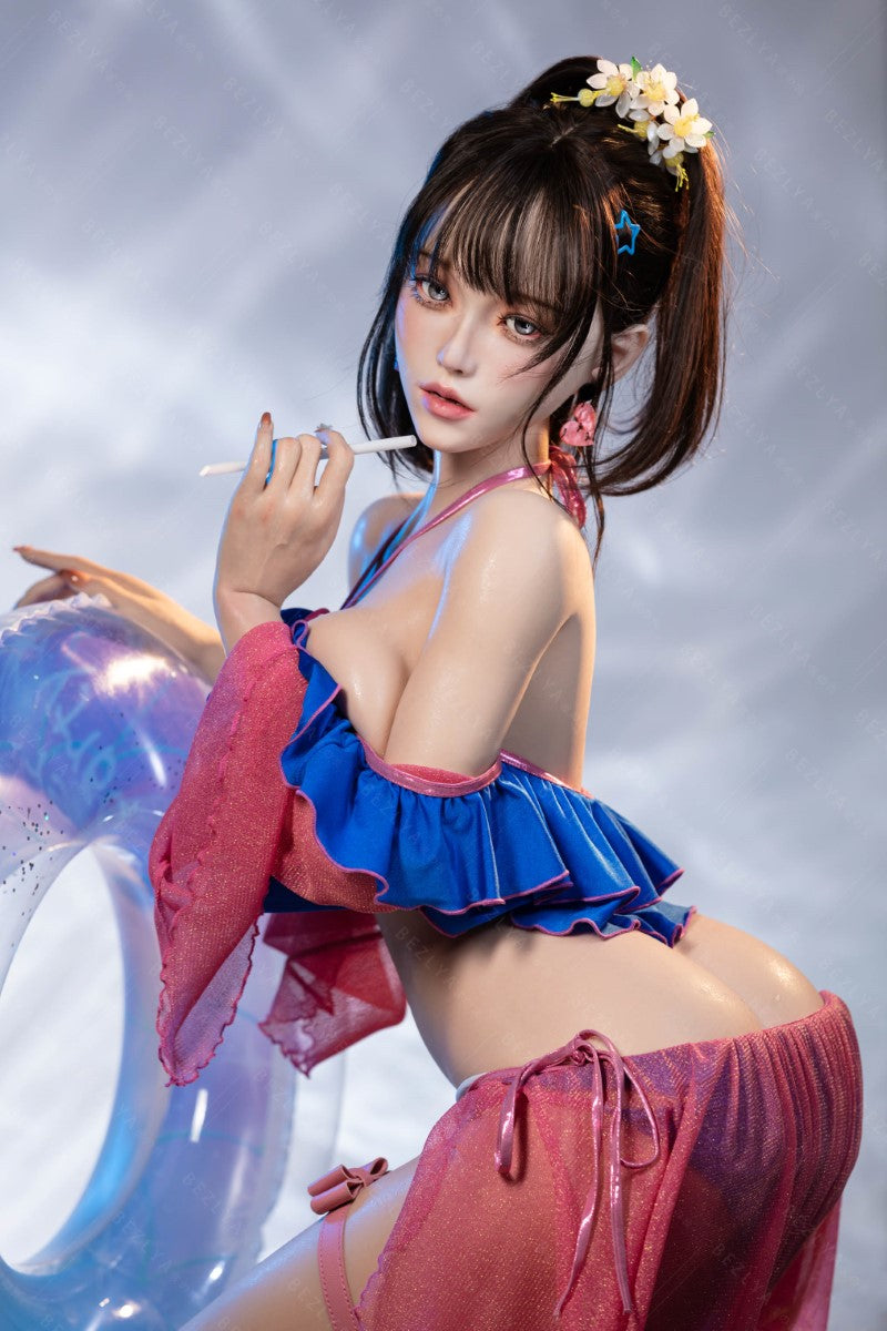 Ninfea bambola del sesso (Bezlya Doll 155 cm Coppa E 2.2CF Silicone)