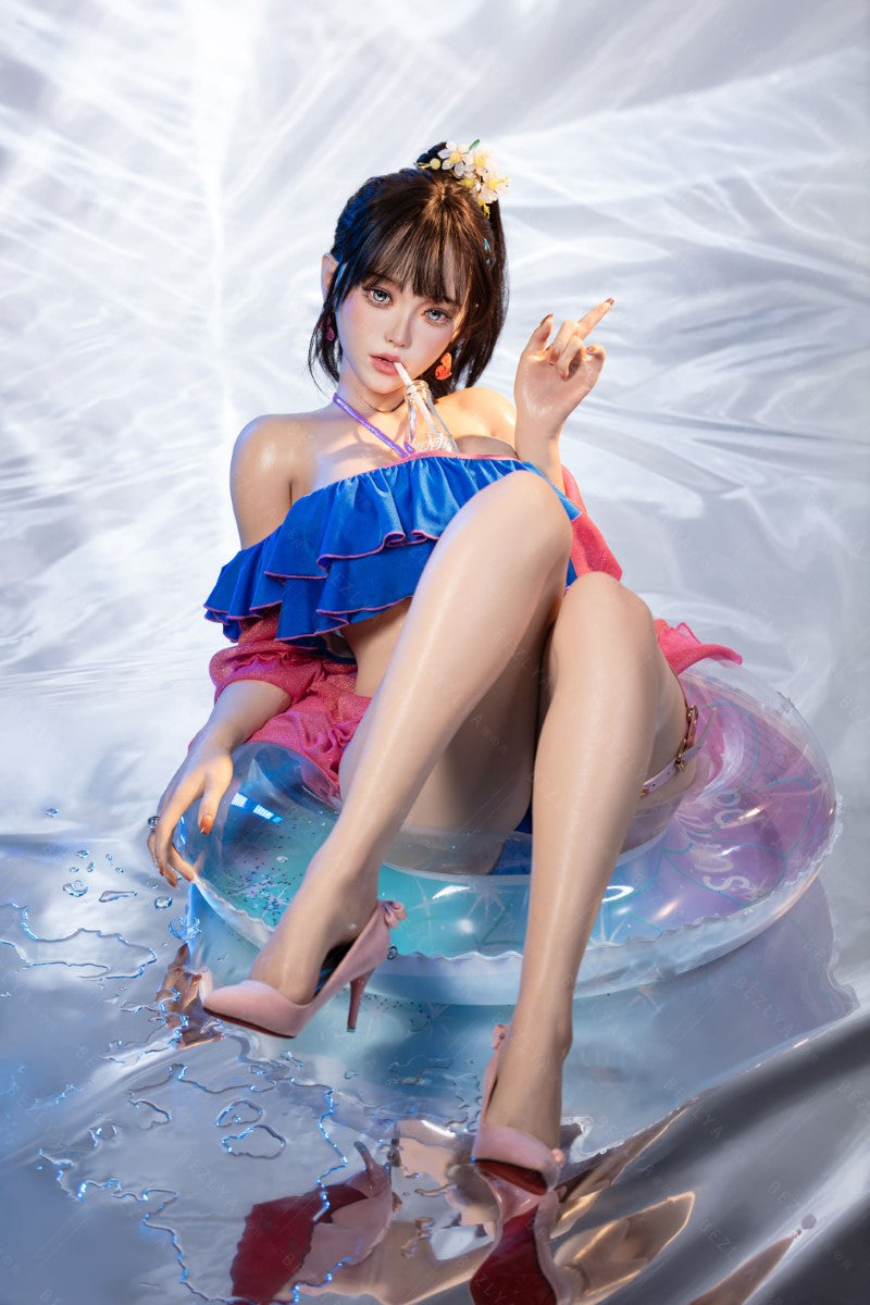 Ninfea bambola del sesso (Bezlya Doll 155 cm Coppa E 2.2CF Silicone)