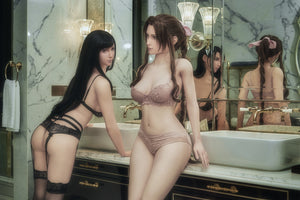 Bambola di sesso aerith (Game Lady 167 cm D-KUPA N.04 Silicone)