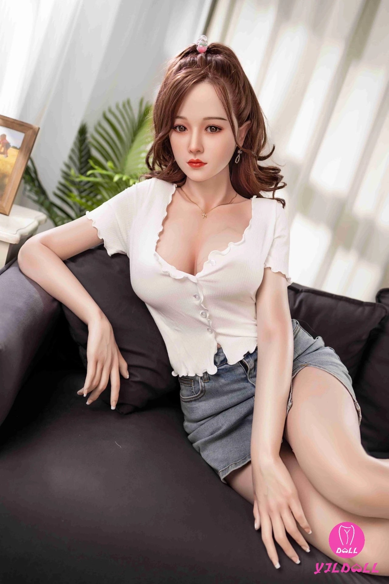 Addilynn bambola del sesso (YJL Doll Coppa D da 165 cm n. 359 TPE+silicone)