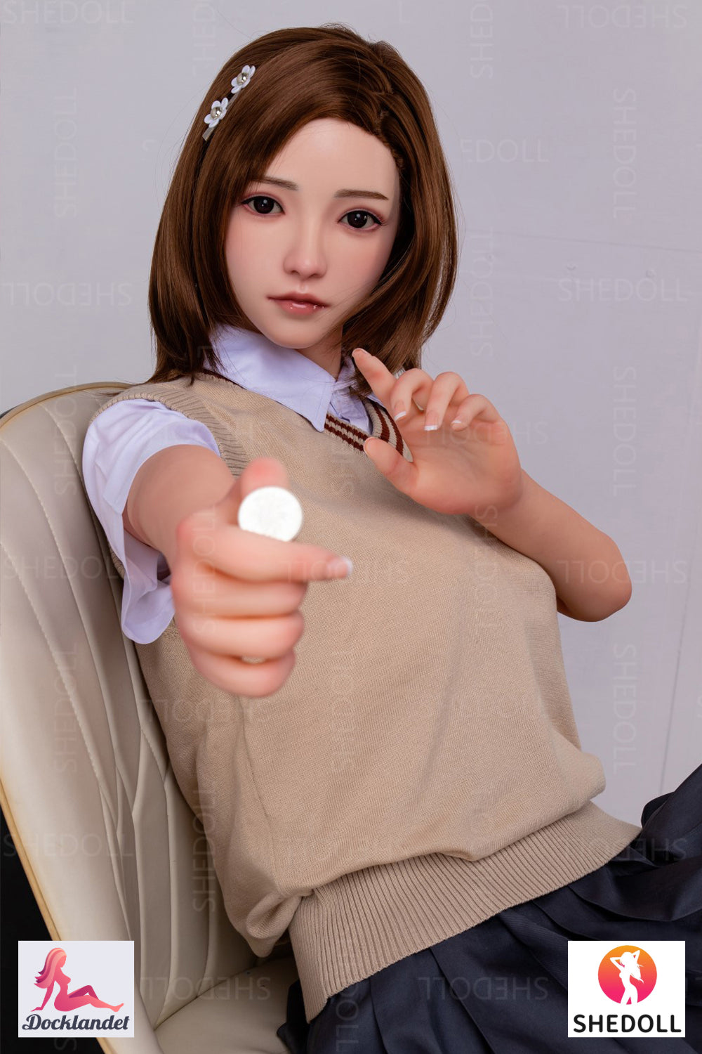 Bambola del sesso rosa (SHEDOLL Coppa C da 158 cm #SH022 TPE+silicone)