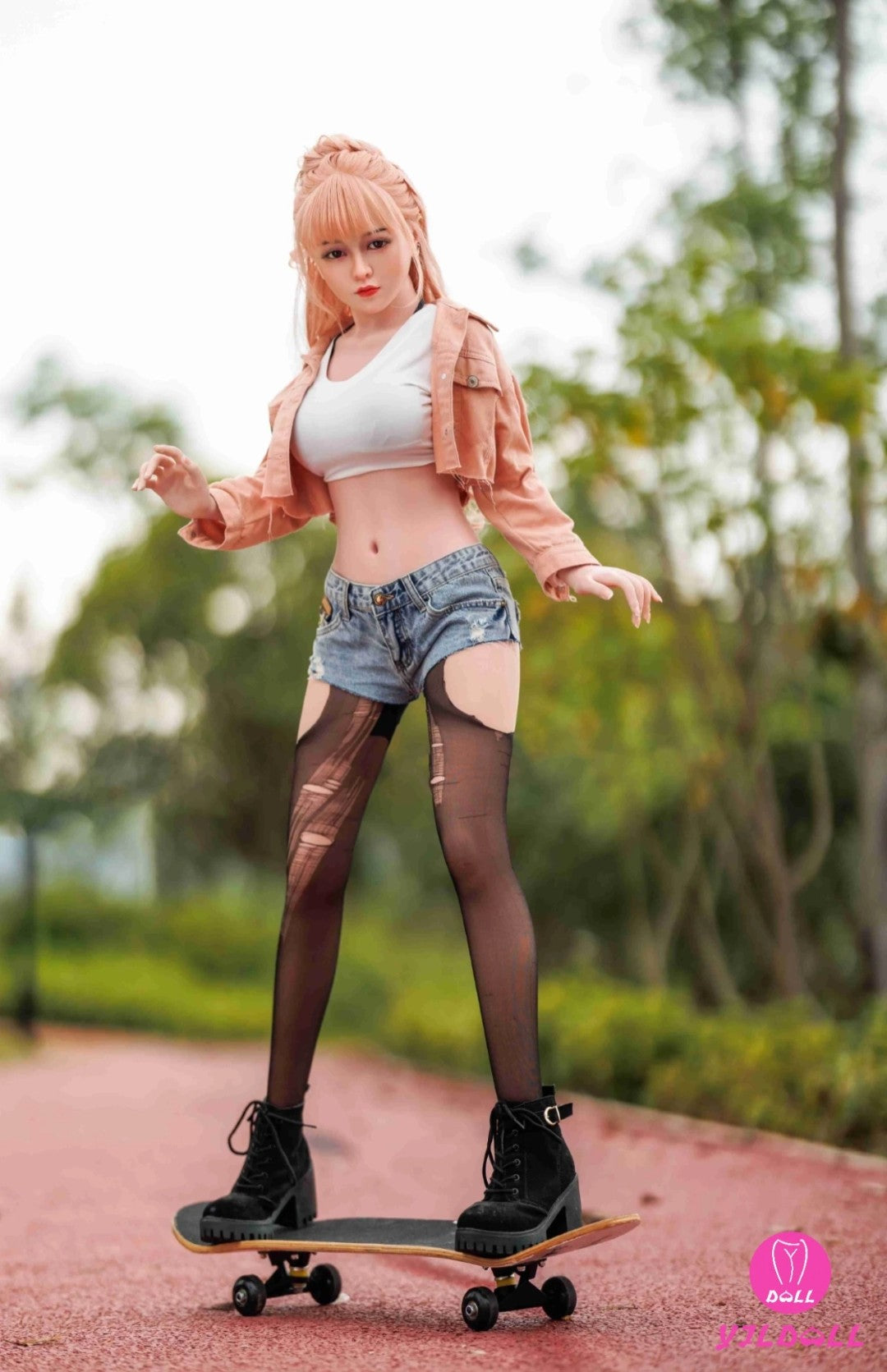 Ansley bambola del sesso (YJL Doll 148 cm Coppa D n. 369 TPE+silicone)