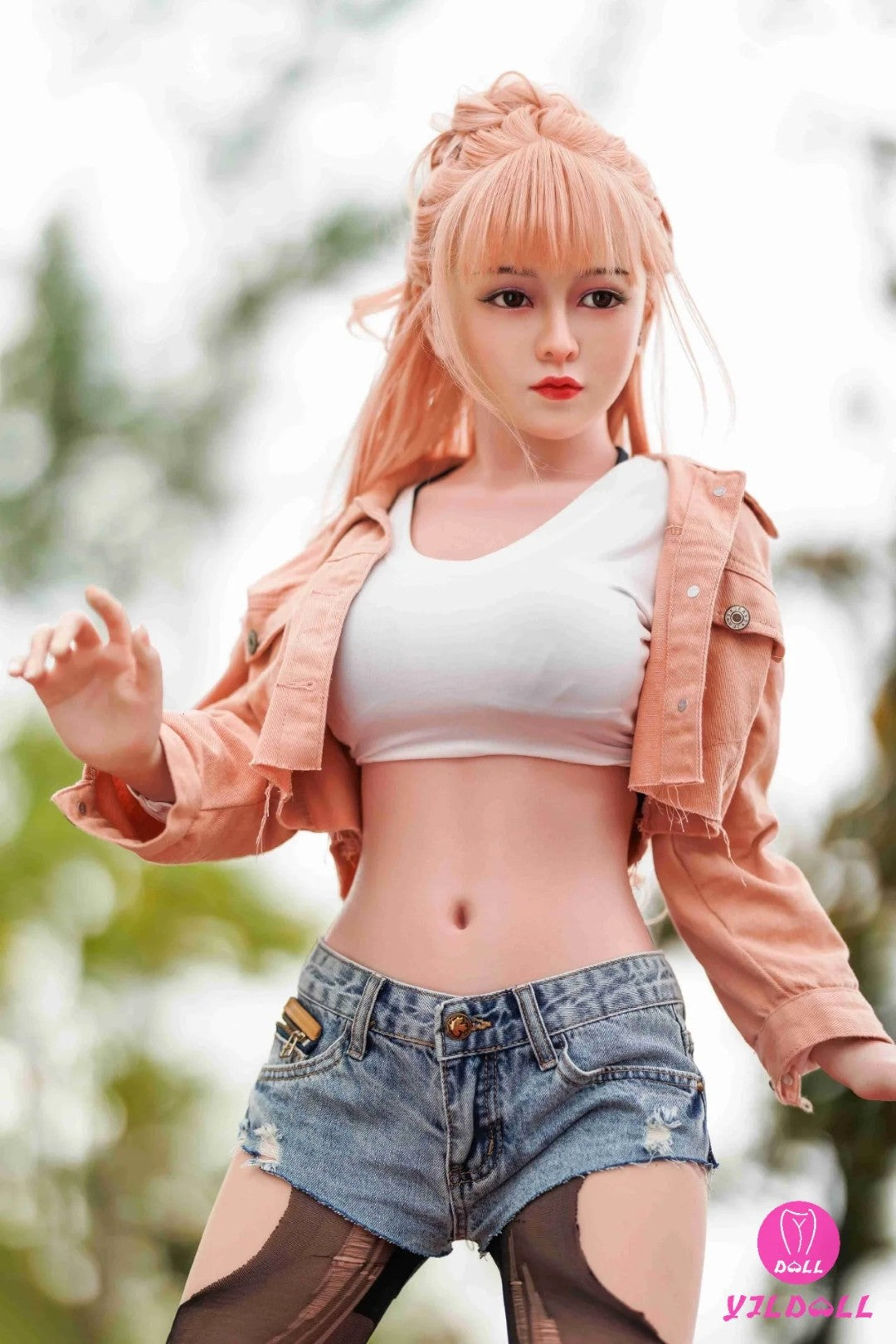 Ansley bambola del sesso (YJL Doll 148 cm Coppa D n. 369 TPE+silicone)