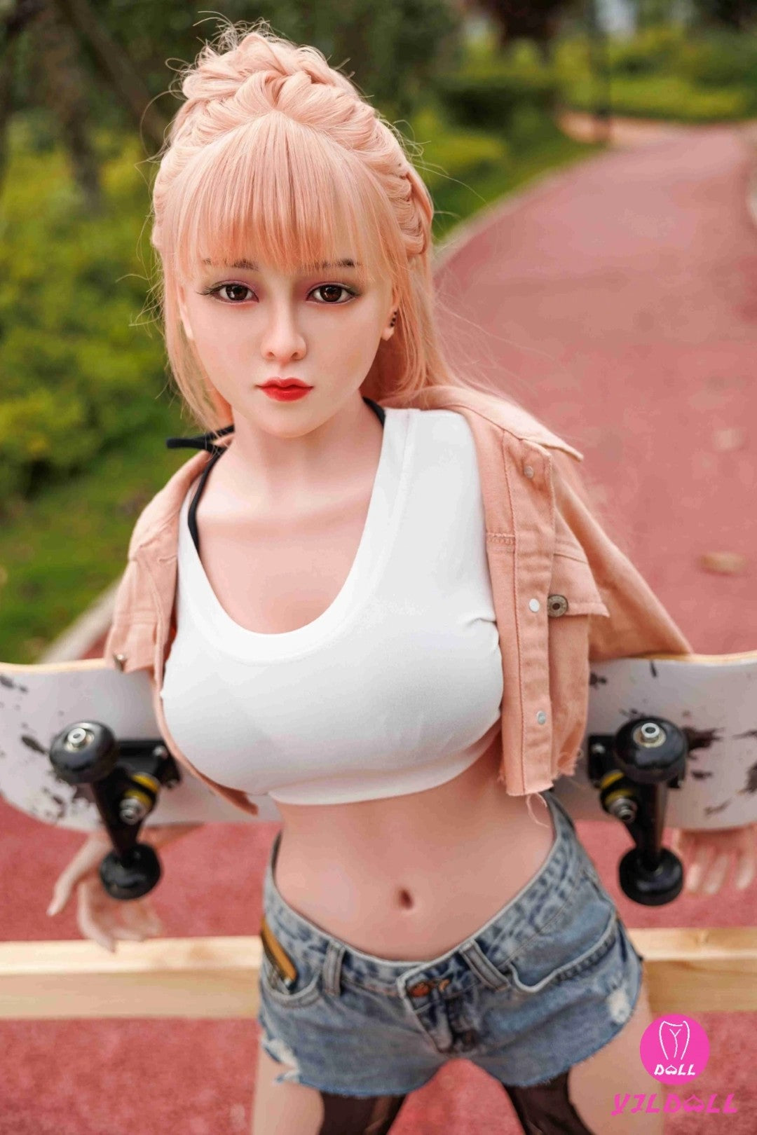 Ansley bambola del sesso (YJL Doll 148 cm Coppa D n. 369 TPE+silicone)