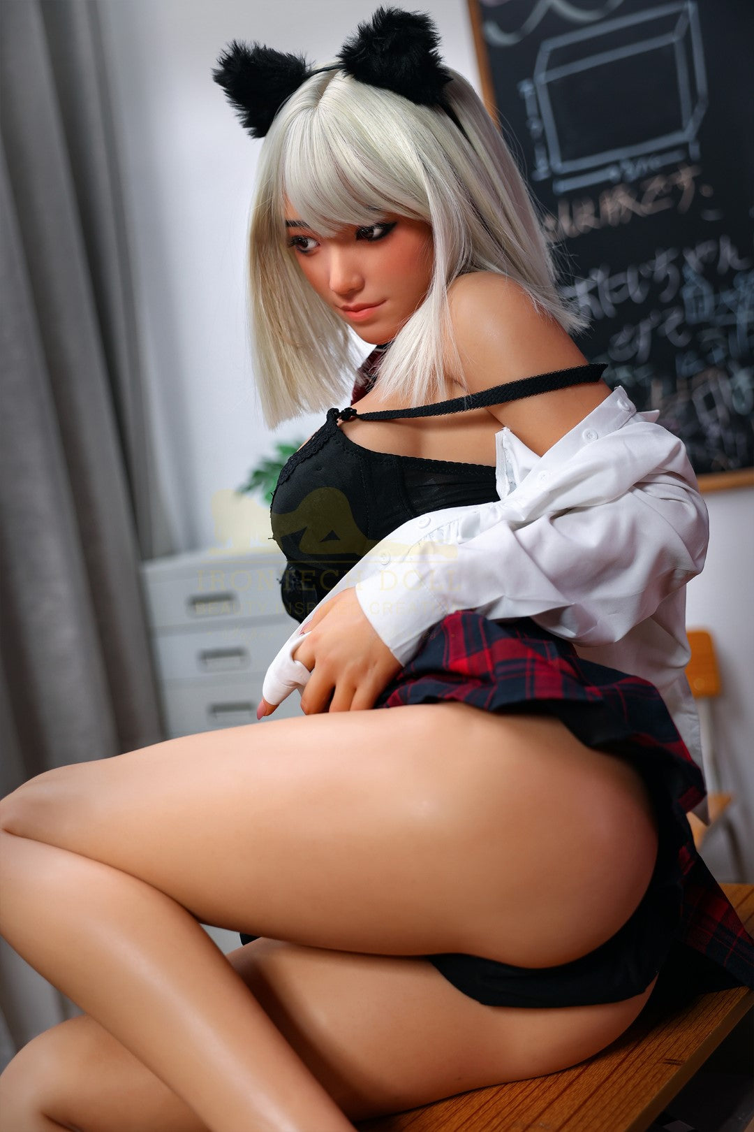 Sylvia bambola del sesso (Irontech Doll 167 cm Coppa E S43 Silicone)