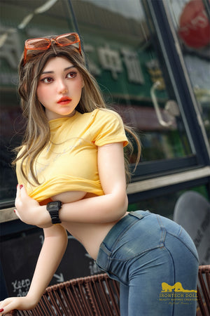 Bambola di sesso Eileen (Irontech Doll 159 cm G-CUP S40 TPE+silicone)