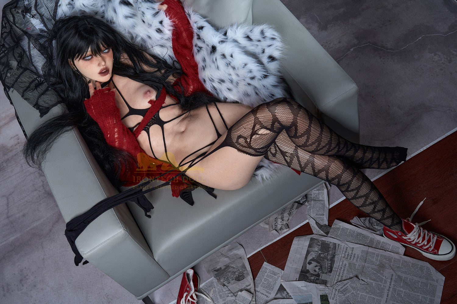 Vanessa bambola del sesso (Irontech Doll 161 cm Coppa B B2 Silicone)