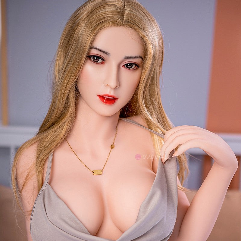 Bambola del sesso rosa (YJL Doll Coppa F da 163 cm n. 845 in silicone)