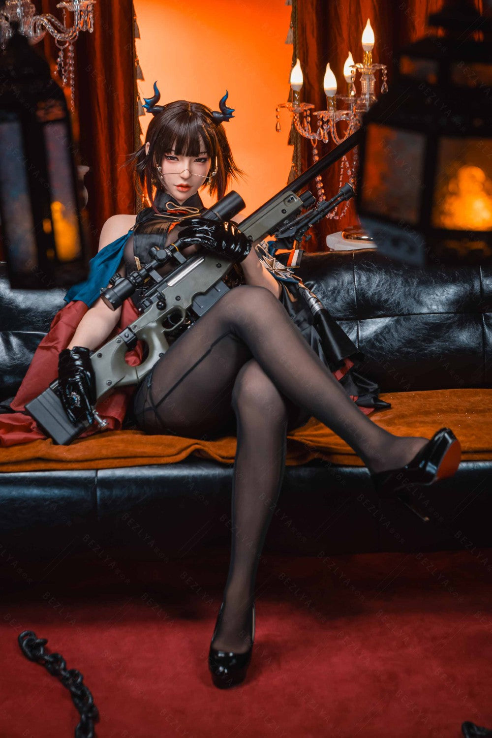 Bambola del sesso Aglaia (Bezlya Doll 162 cm Coppa C 2.2U Silicone)