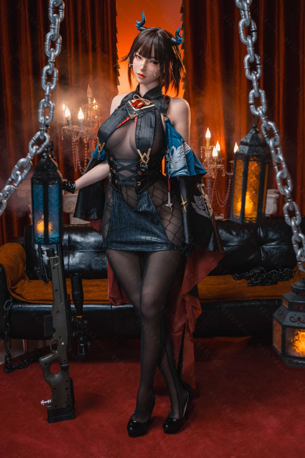 Bambola del sesso Aglaia (Bezlya Doll 162 cm Coppa C 2.2U Silicone)