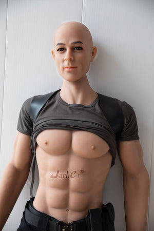 Bambola sesso maschile opaco-170 cm bambola TPE realistica con corpo muscolare