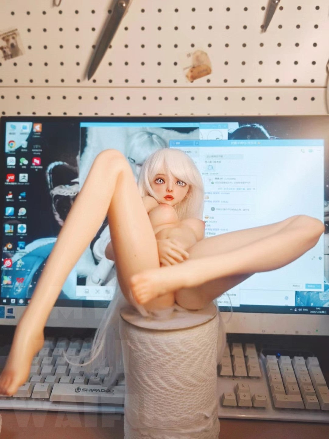Bambola del sesso Nanasaki (My Loli Waifu Coppa C da 60 cm #M1 in silicone)