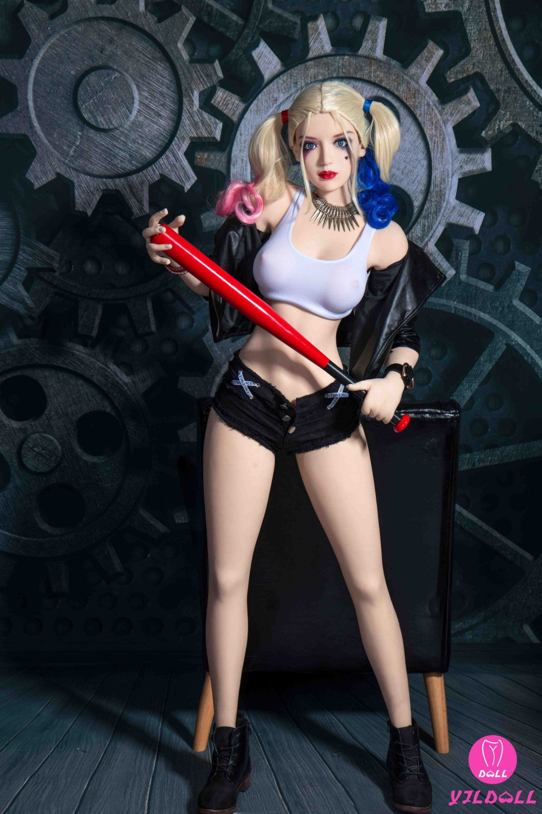 Bambola del sesso di Harley Quinn (YJL Doll Coppa C da 168 cm n. 31 TPE)