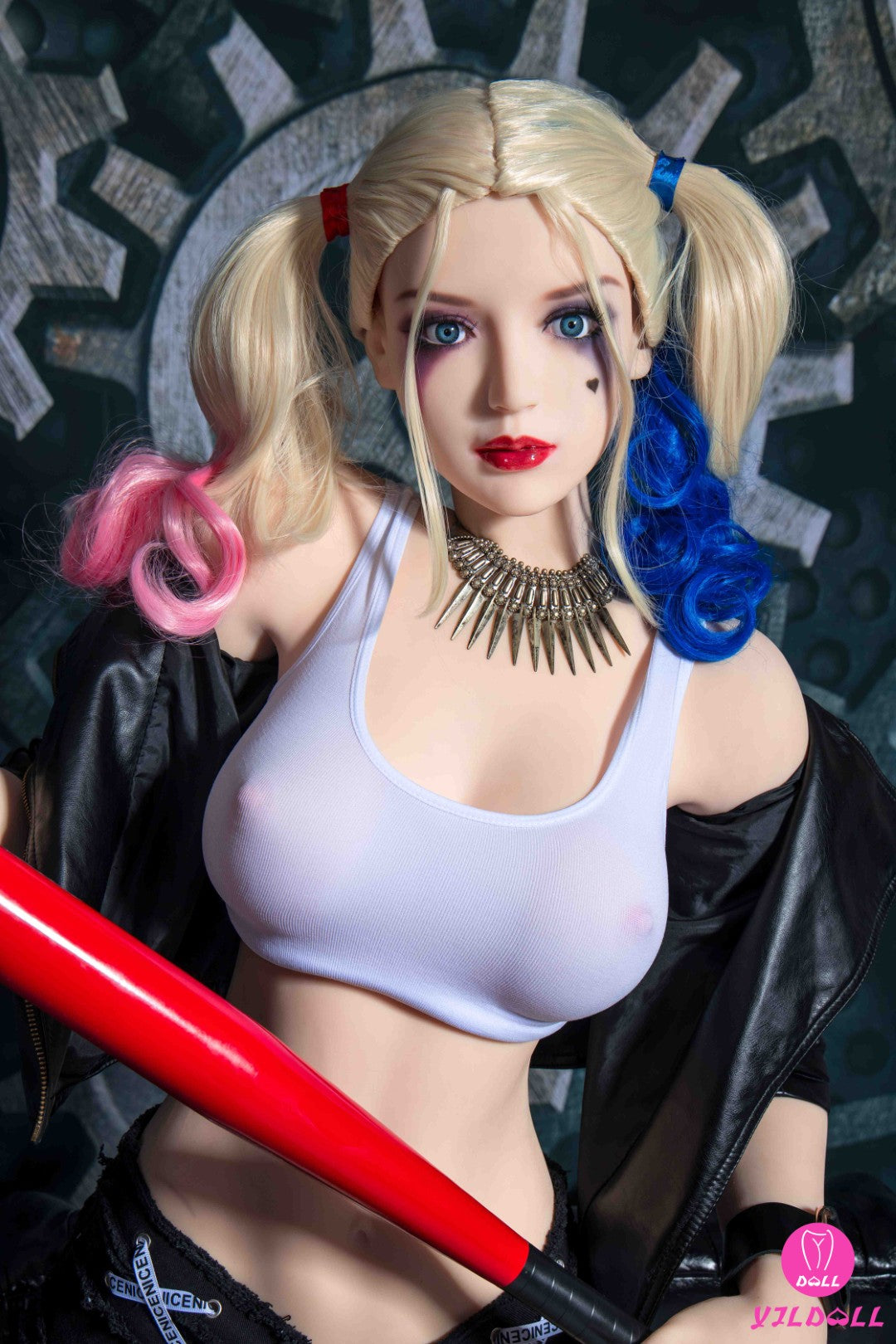 Bambola del sesso di Harley Quinn (YJL Doll Coppa C da 168 cm n. 31 TPE)