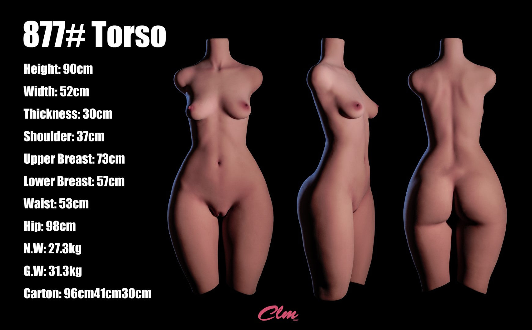 Maslan Busto Sex Doll (Climax Doll Classic 90 cm a-kupa tpe)