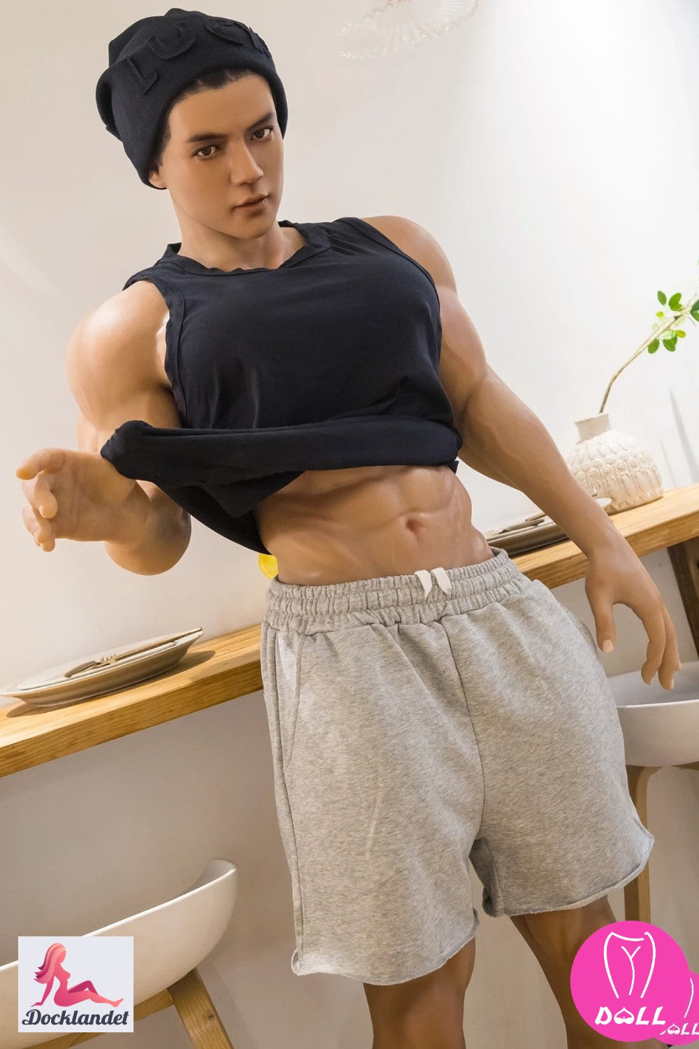 Richard maschio sesso bambola (YJL Doll 180 cm MD012 silicone)