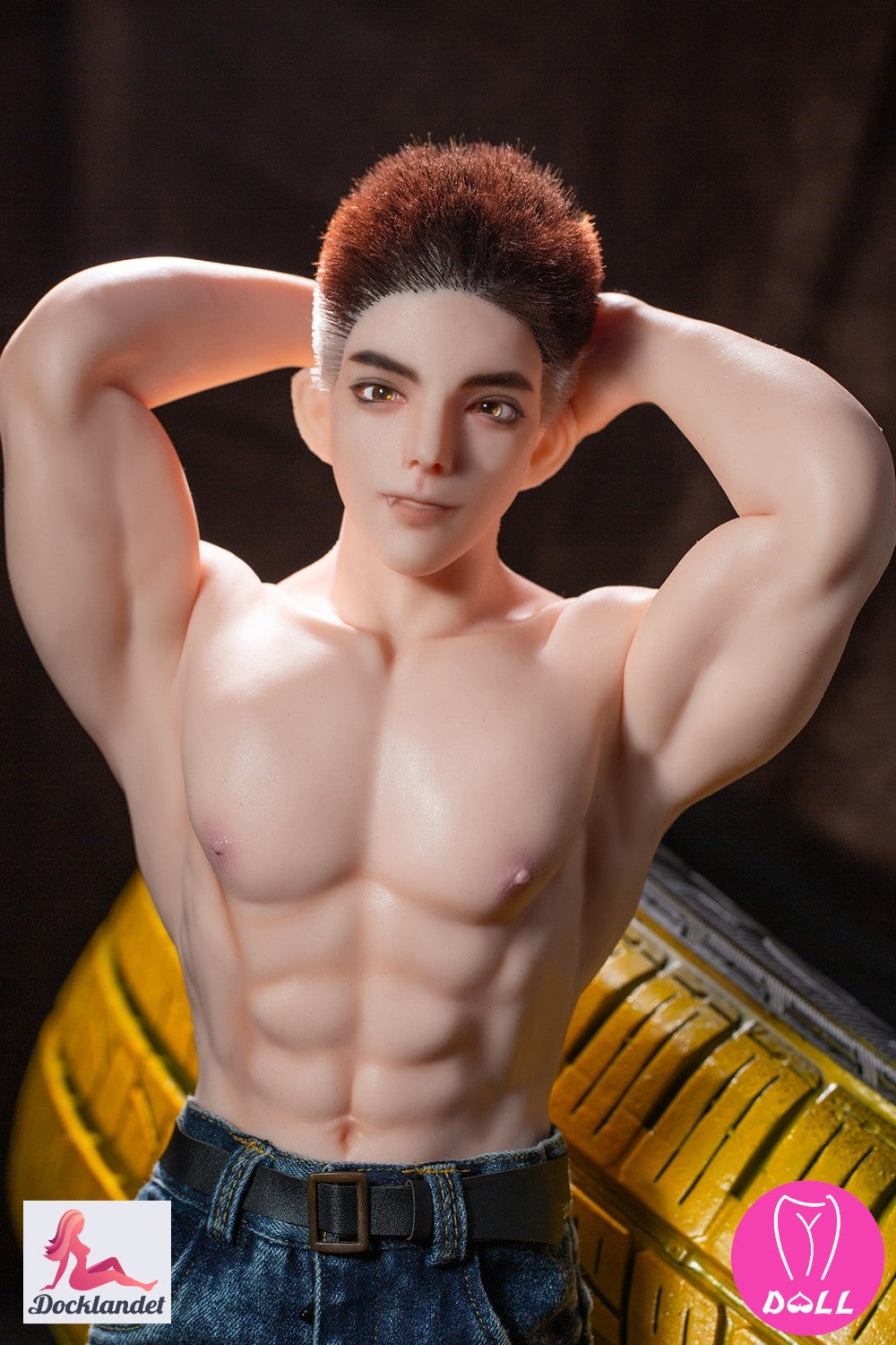 George bambola del sesso maschile (YJL Doll 62 cm MD017 Silicone)