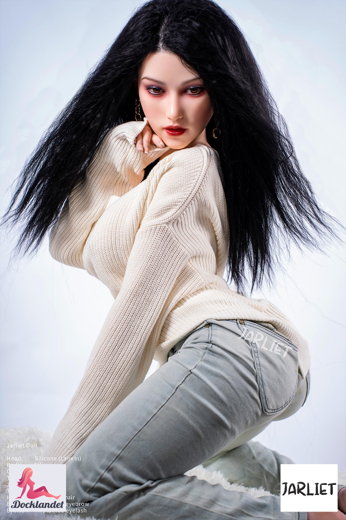 Lanxin 2 bambola del sesso (Jarliet 148 cm Coppa E in silicone)