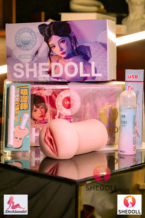 Masturbatore realistico (SHEDOLL #SH160 Silicone & TPE)